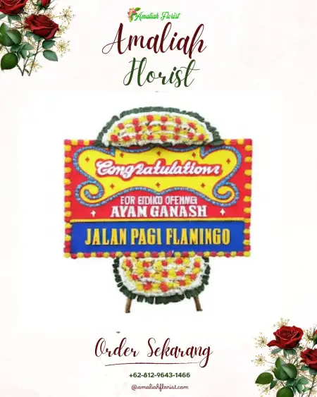 Sewa Papan Bunga Jelat